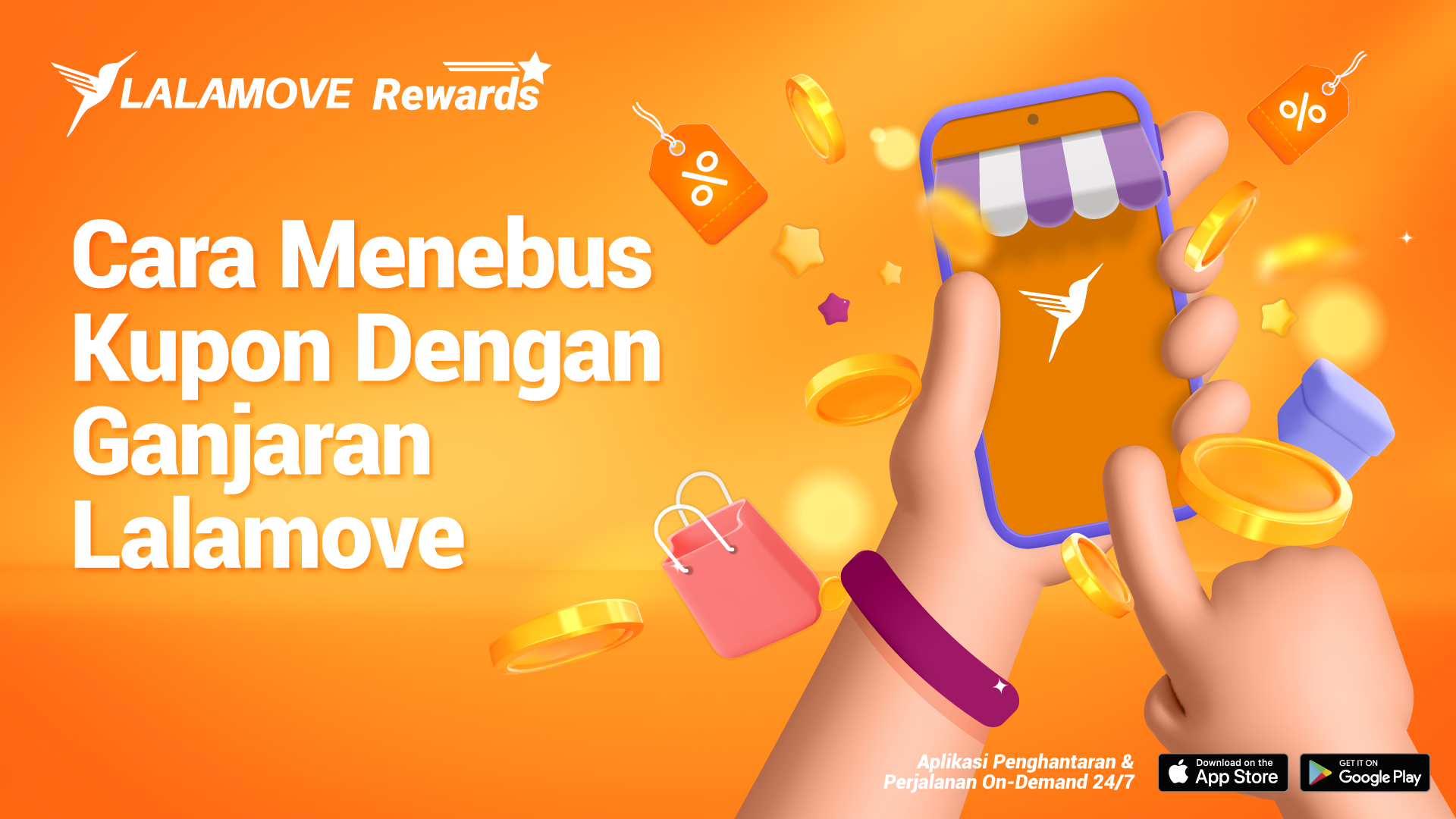 Cara-Cara Untuk Tebus Kupon Dengan Ganjaran Lalamove