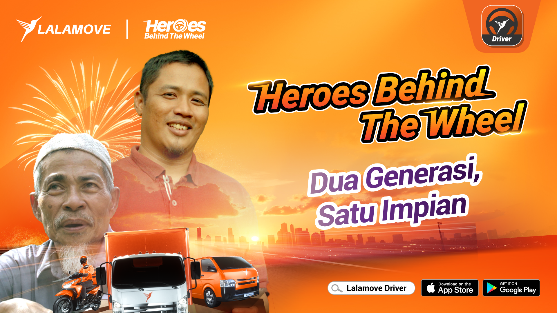 Heroes Behind The Wheel Dua Generasi, Satu Impian