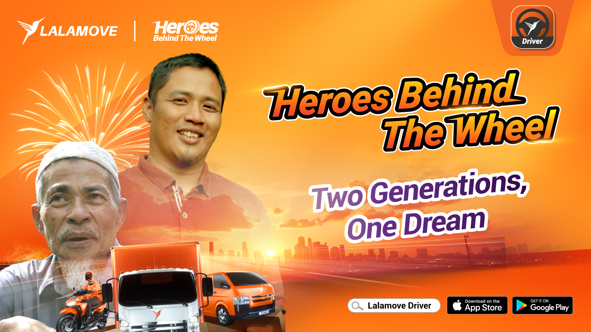 Heroes Behind The Wheel Two Generations, One Dream