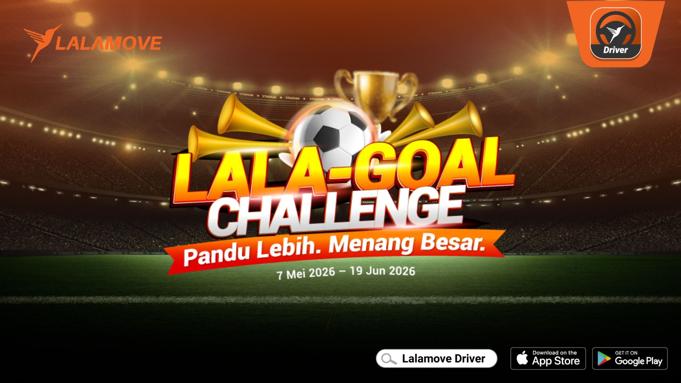 Lala-Goal Challenge 8 Benda Anda Boleh Buat Jika Anda Menang