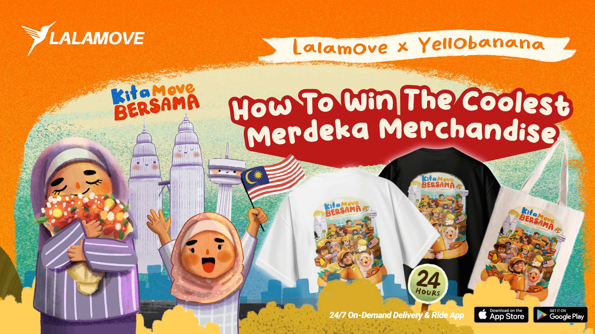 Lalamove x Yellobanana Limited Edition Merch You Don’t Want To Miss This Merdeka Season
