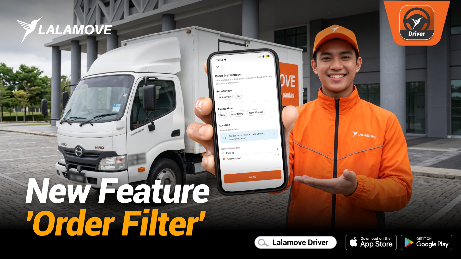 New Lalamove Order Filter Feature Find Jobs Faster, Work Smarter