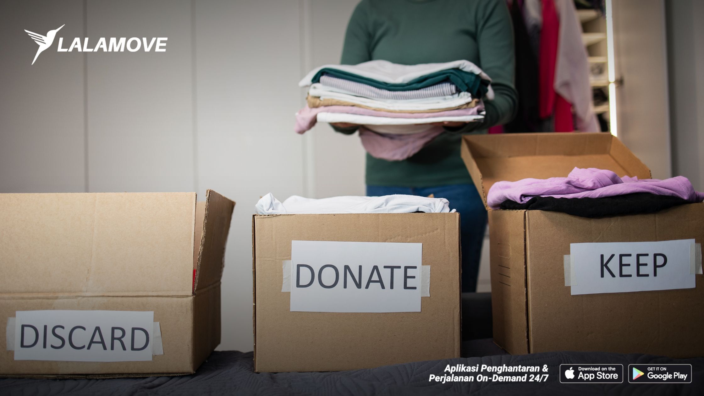 Simpan, Buang Atau Derma Ini Tips Untuk Kemas Barang Lepas Raya