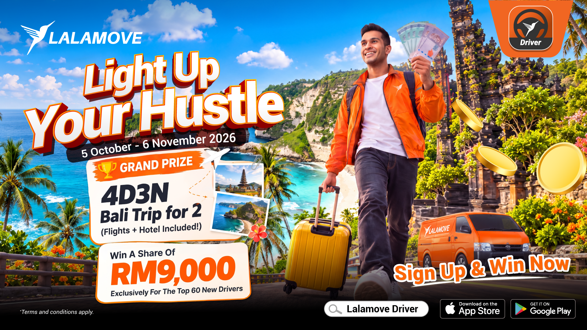 Win A Trip To Bali With Lalamove Light Up Your Hustle Contest
